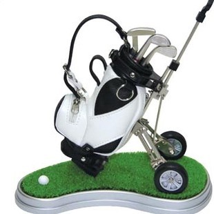 Tour Golf Bag On Cart Pen Holder