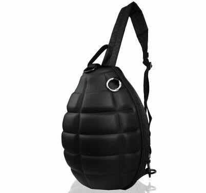 Grenade-Shaped Zipper Single Shoulder Bag