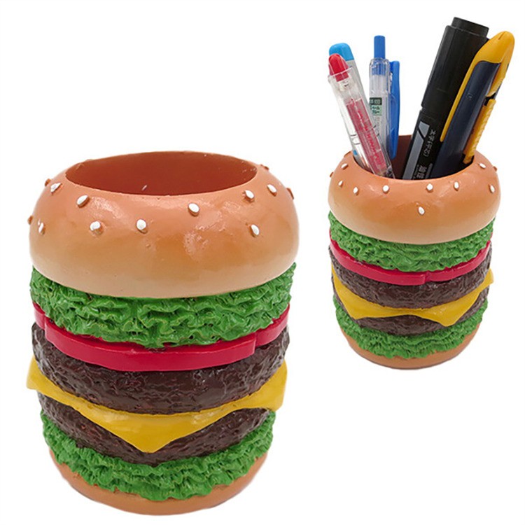 Hamburger Pen Holder - Fun and Functional Desk Organizer for Home & Office