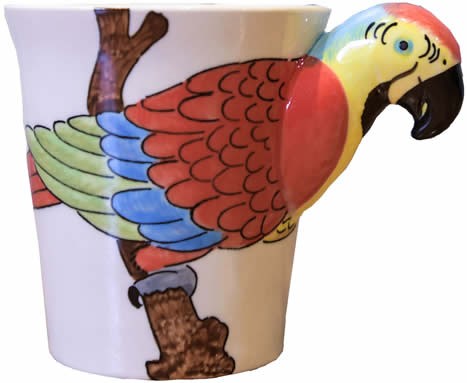 Hand-Painted Animal Ceramic Cups Mug