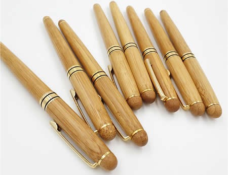 Handcrafted Bamboo Ball Point Pen With Case