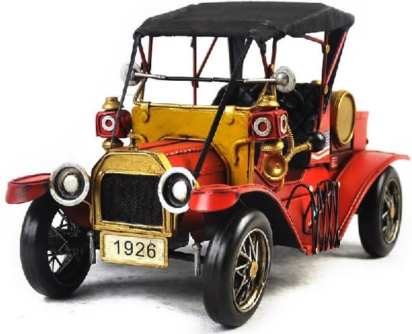 Handmade Antique Model Kit Car - 1911 Ford T  Roadster