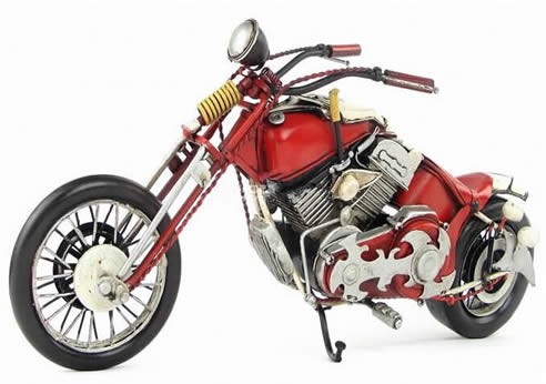 Handmade Antique Model Kit Motorcycle-1948 Harley Motorcycle