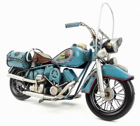 Handmade Antique Model Kit Motorcycle-1969  US Indian Motorcycle