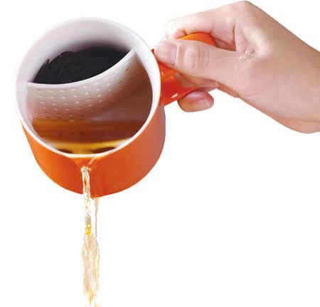 Creative Ceramic Tea Infuser Mug with Lid