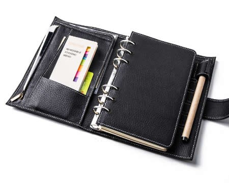 Handmade Cow Genuine Leather  Business Portfolio Organizer Notebook 