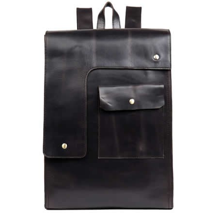 Handmade Genuine Leather Backpack 15"Laptop School College Men's Bag