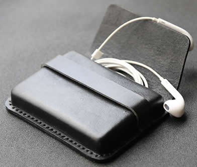 Handmade Genuine Leather Business Name Card Credit Card ID Holder Case Wallet 