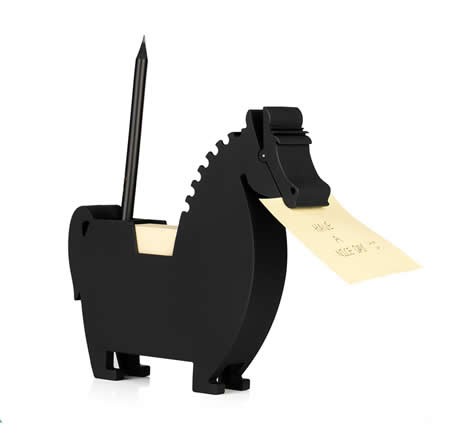 Horse &  Dinosaur Memo Holder Desktop Note pad Dispenser