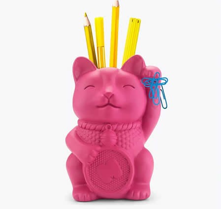 Magnetic Cat Pen Pencil Holder