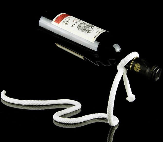 Magic Lasso Rope Wine Bottle Holder