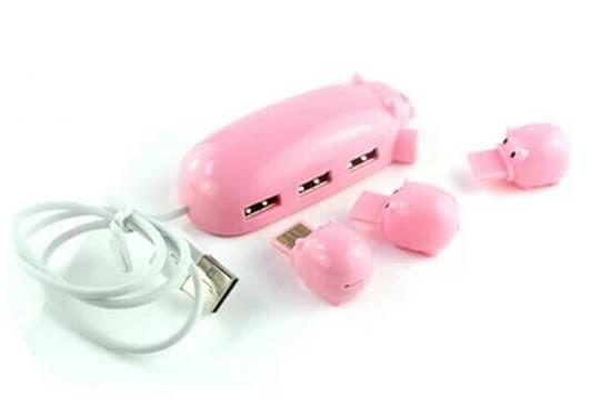 Mama Pig And Piglets USB Hub, Pig Hub