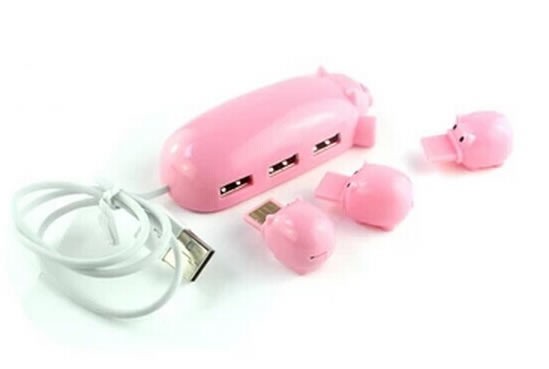 Mama Pig And Piglets USB Hub, Pig Hub