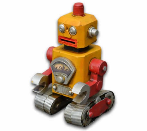 Metal  Robot Piggy Bank