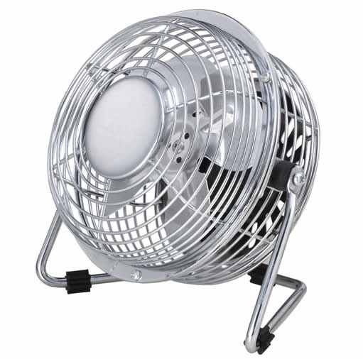 Metal USB Table Desk Personal Fan 