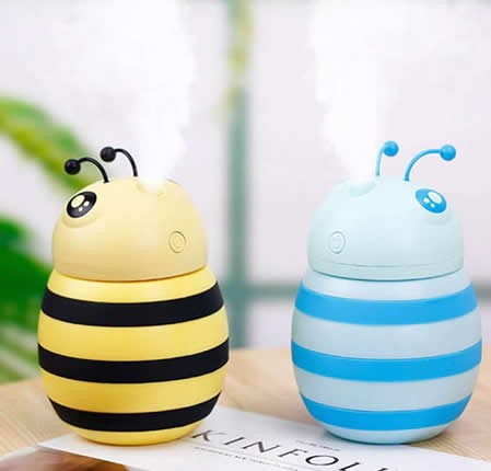 Mini Bee Portable Air Humidifier Night Light 