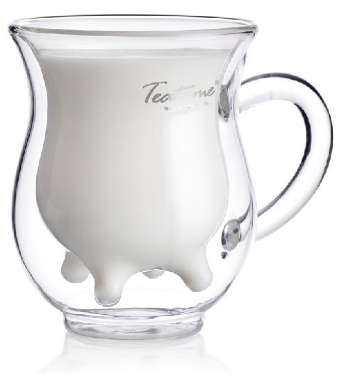 Cow Udder Shaped Cute Milk Glass Mug