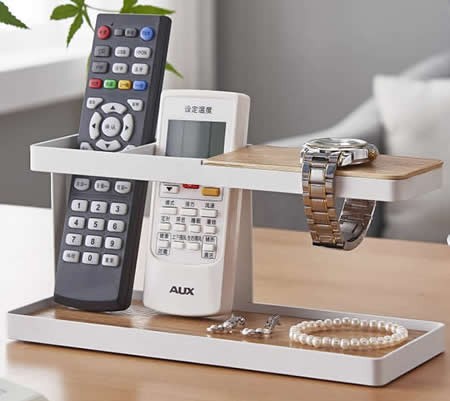 Multifunctional Desktop Storage Rack Jewelry Remote Control Desktop Organizer