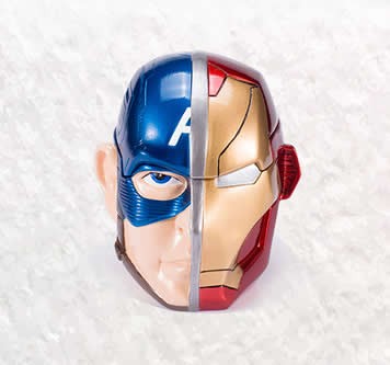  Iron Man&Captain America Helmet Portable Ashtray