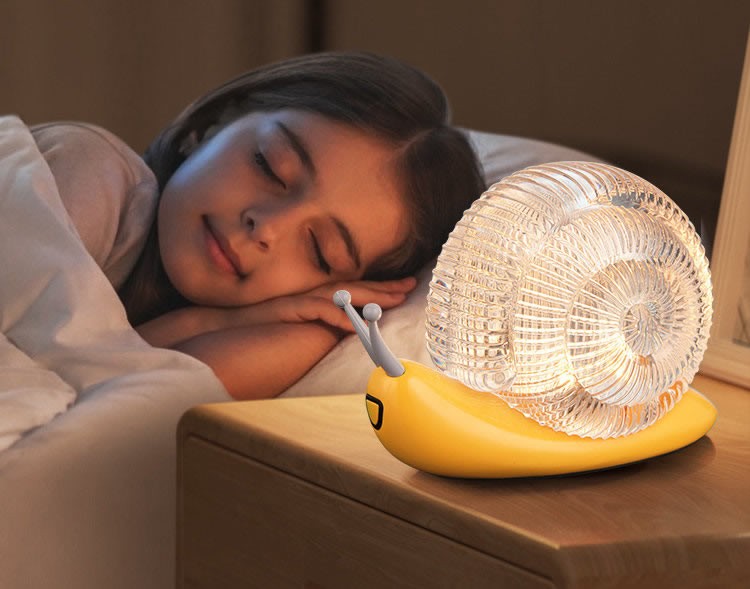 Cute Snail USB Rechargeable Desk Lamp