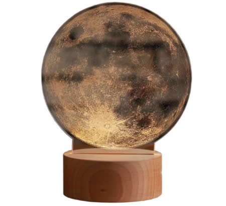 Optical Illusion 3D Moon Deco Light/LED Lamp/Night Light