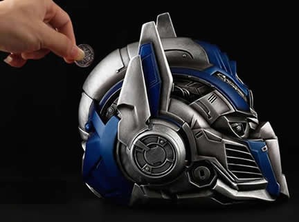 Optimus Helmet  Piggy Bank 
