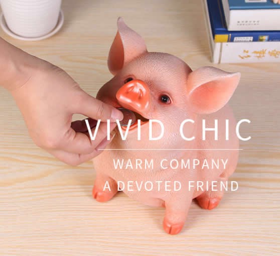 Pig Shaped Piggy Bank