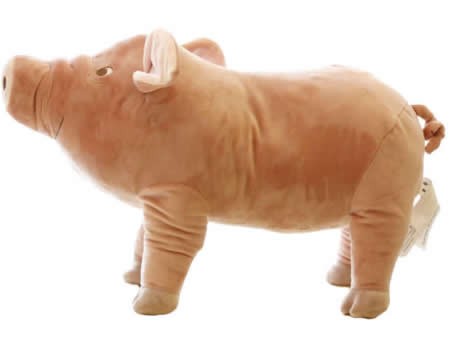 Pig Shaped Pillow Cushion Plush Stuffed