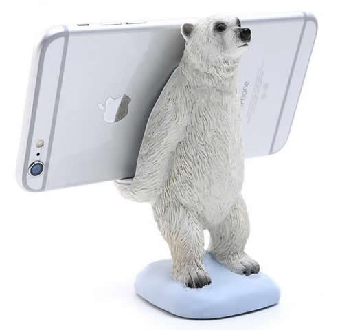 Polar Bear  Cell Phone Holder