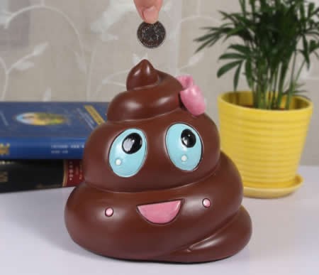 Poo Piggy Bank