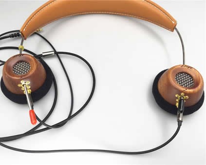 Portable Wooden On-Ear Headphone