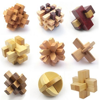 Chinese Wooden Puzzles ( KongMing Lock)