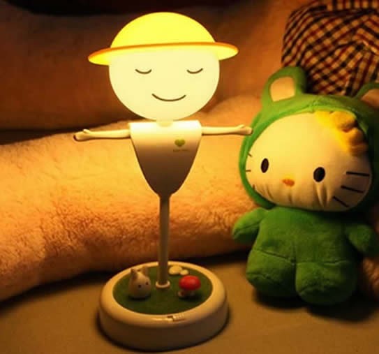 Cartoon  Scarecrow Rechargeable LED Lamp Light 