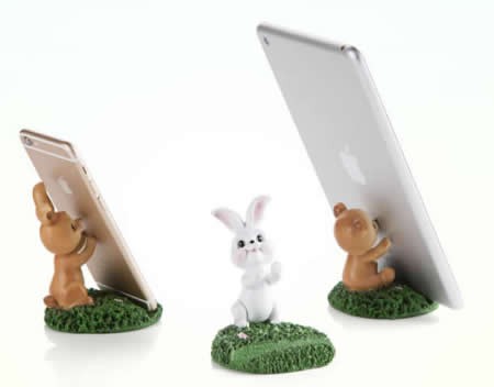 Resin Animal Cell Phone iPad Stand Holder