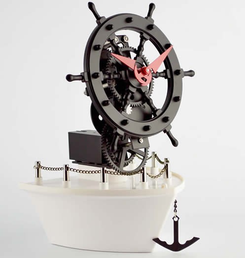 Sailboat Gear  Clock