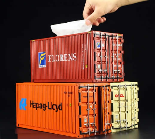 Shipping Container Tissue Box