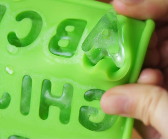 Silicone Alphabet Letter Ice / Bake Tray