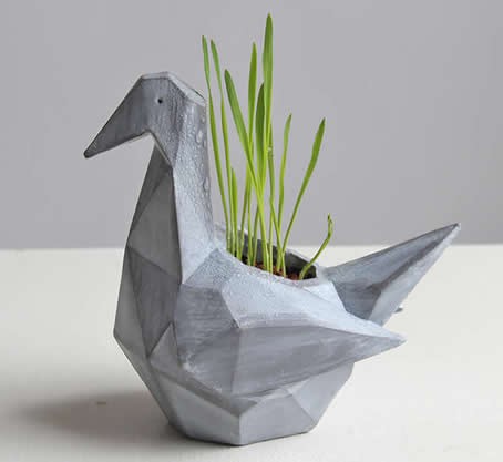 Simulation Concrete Animal Succulent Planter Flower Pot