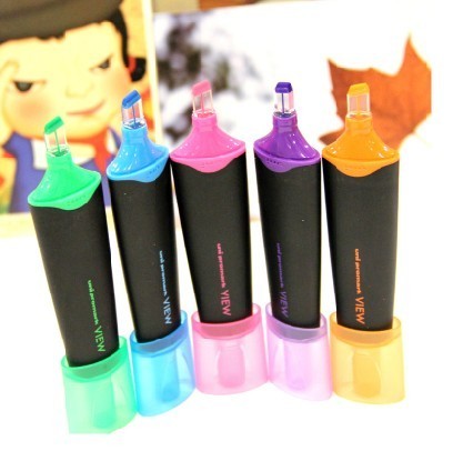 Uni Propus Window  Double-Sided Highlighter Pen, set of 6