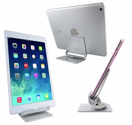   Universal 360 rotating Aluminum Stand Holder  For Smart phone iphone 5 5s 6 6s plus  Ipad Pro 2 3 Air 