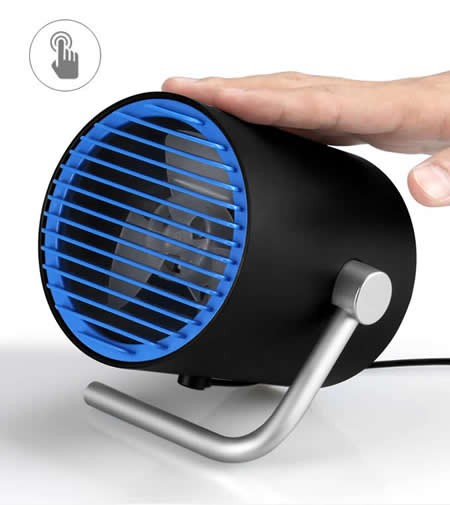 USB Powered Touch Control Desk Fan