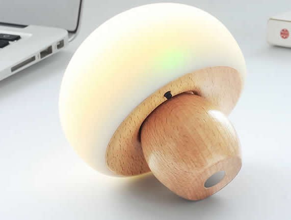 USB Rechargeable Baby LED Mushroom Night Lamp