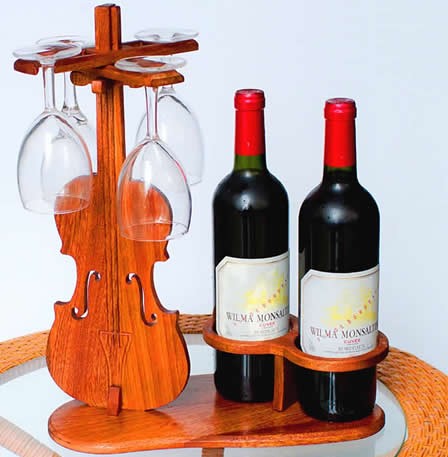 Wood Wine Glass Holder Rack Wine Glass Hanging Drying Stand Organizer