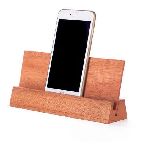 Wooden Cell Phone Stand Holder Place Card Holder Photo Card Holder