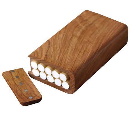Wooden Cigarette Case