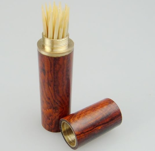 Cylinder Shaped Toothpick Holder