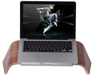 Wooden MacBook Laptop Stand 