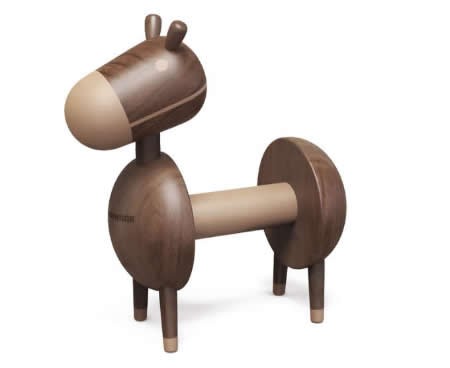 Wooden Donkey Desk Roll Paper Holder  