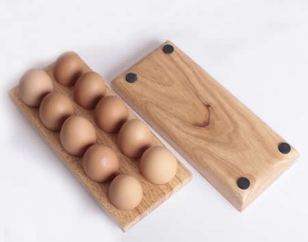 Wooden Egg Crate-10  holes