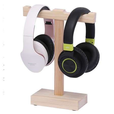 Wooden Headphone Stand Wooden Headest Hanger/Holder/Mount  